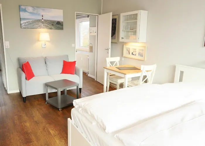Helle, 1- Zimmer Appartement Mit Doppelbett