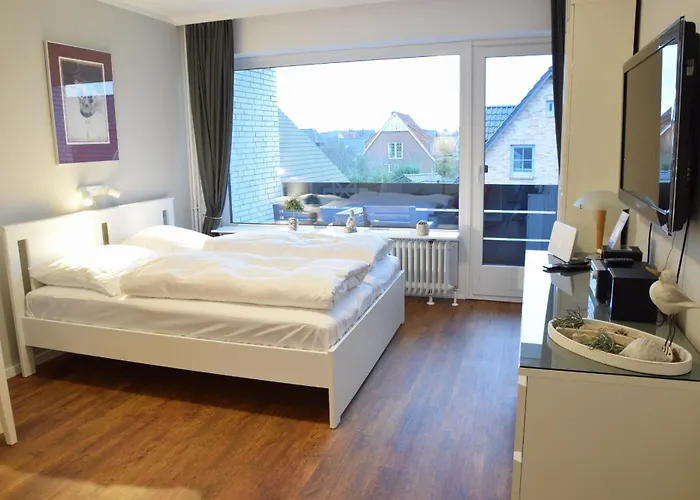 Helle, 1- Zimmer Appartement Mit Doppelbett
